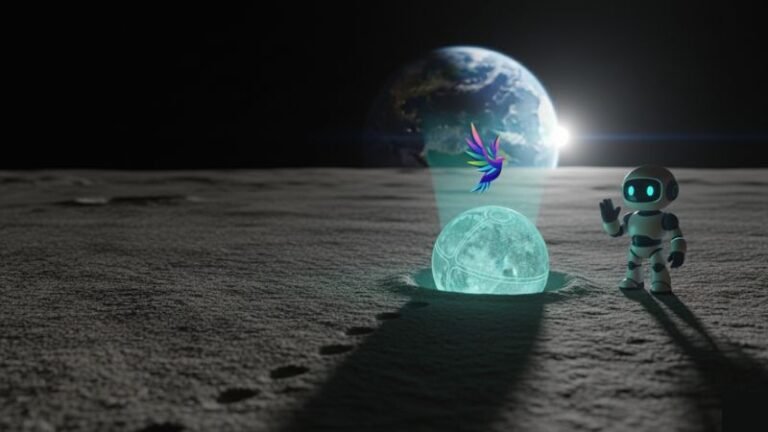 Prompt to Put Your Logo On The Moon