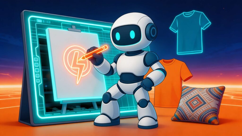 Print on Demand Business Ideas Using AI Generated Art